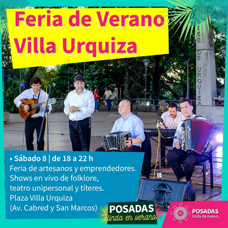 Nueva edición de la Feria de Verano de Villa Urquiza
